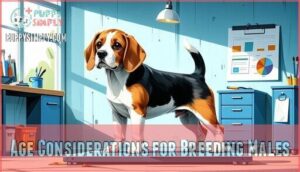 age considerations for breeding males