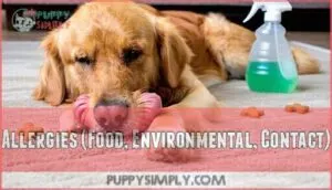 allergies (food, environmental, contact)