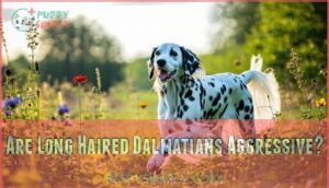 are long haired dalmatians aggressive
