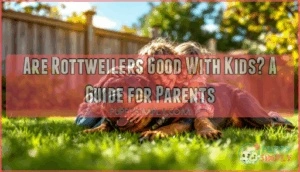are rottweilers good with kids a guide for parents