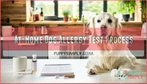 at-home dog allergy test process