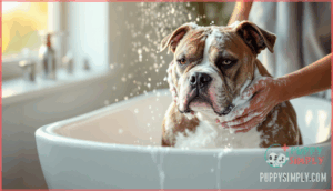 bathing and cleaning