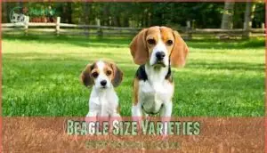 beagle size varieties
