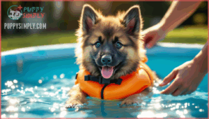 can german shepherd puppies swim