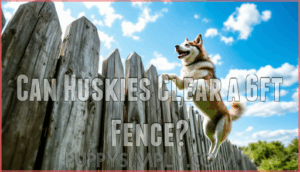 can huskies clear a 6ft fence