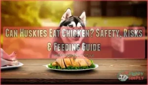can huskies eat chicken