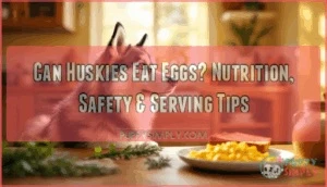 can huskies eat eggs