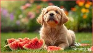 can puppies eat watermelon