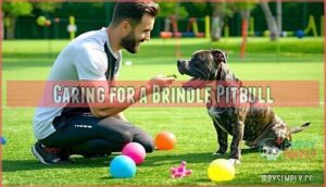 caring for a brindle pitbull