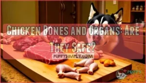 chicken bones and organs: are they safe