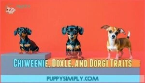 chiweenie, doxle, and dorgi traits chiweenie, doxle, and dorgi traits