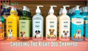 choosing the right dog shampoo