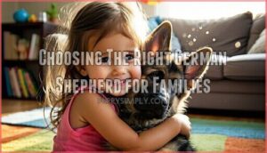 choosing the right german shepherd for families