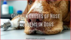 common causes of nose problems in dogs