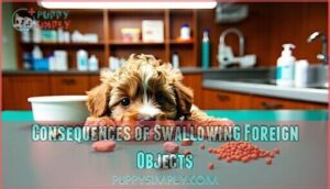 consequences of swallowing foreign objects