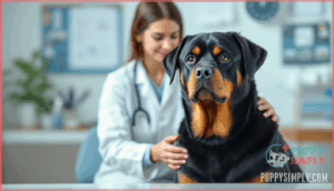 consulting a veterinarian