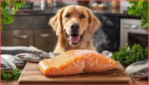 cooked, unseasoned fish