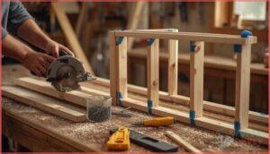 cutting and assembling the frame