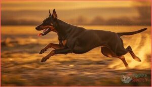doberman pinscher – 32 mph