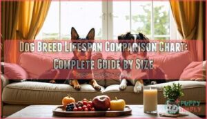 dog breed lifespan comparison chart