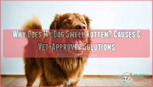 dog smells rotten