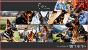 factors affecting german shepherd price