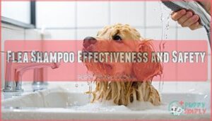 flea shampoo effectiveness and safety