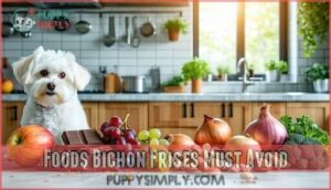 foods bichon frises must avoid