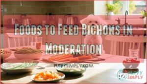 foods to feed bichons in moderation