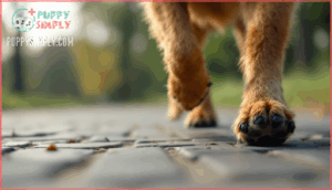 goose-stepping and toe dragging