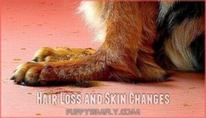 hair loss and skin changes