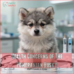 health concerns of the pomeranian husky