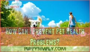 how can i prevent pet health problems