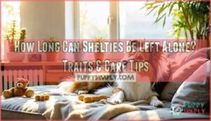 how long can shelties be left alone