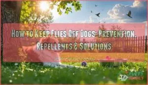 how to keep flies off dogs
