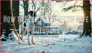 how to keep great danes safe outdoors