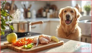 how to prepare human foods for dogs