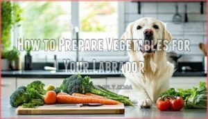 how to prepare vegetables for your labrador