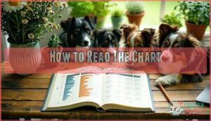 how to read the chart