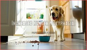 increased hunger (polyphagia)