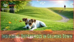 individual differences in calming down