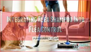 integrating flea shampoo into flea control