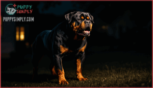 intimidating presence and bark