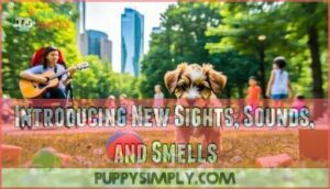 introducing new sights, sounds, and smells
