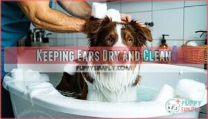 keeping ears dry and clean