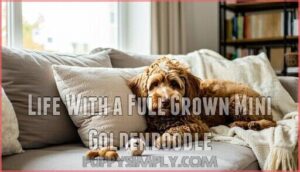 life with a full grown mini goldendoodle