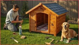 maintaining and caring for your dog house
