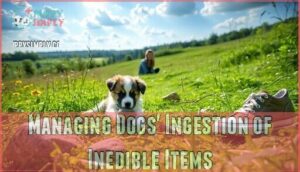 managing dogs' ingestion of inedible items