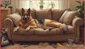 managing german shepherd fur at home