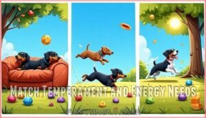match temperament and energy needs